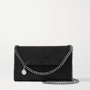 STELLA MCCARTNEY | Falabella mini vegetarian textured-leather shoulder bag